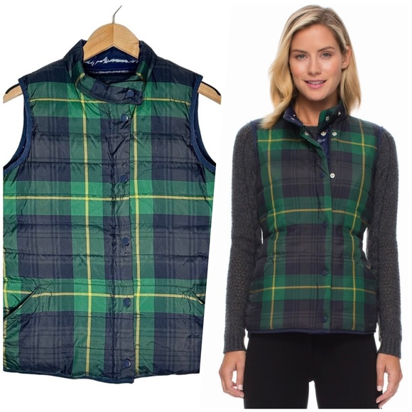 Down Filled Nylon Reversible Vest
